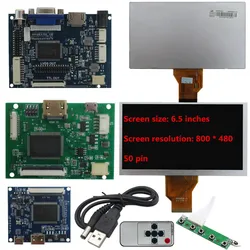 6.5-inch AT065TN14 TFT LCD Display Driver Control Board Set HDMI Compatible DIY Raspberry Pi PC Display Secondary screen