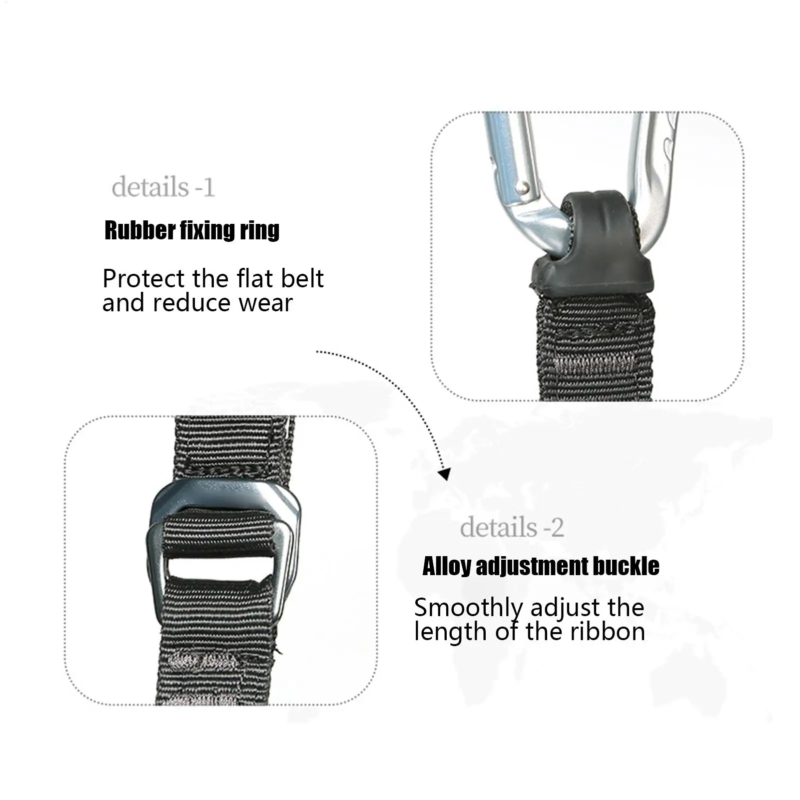 Arnés de escalada cómodo ajustable cinturón de escalada accesorios de montañismo para acampar servicio de liniero usuarios en el hogar andamio