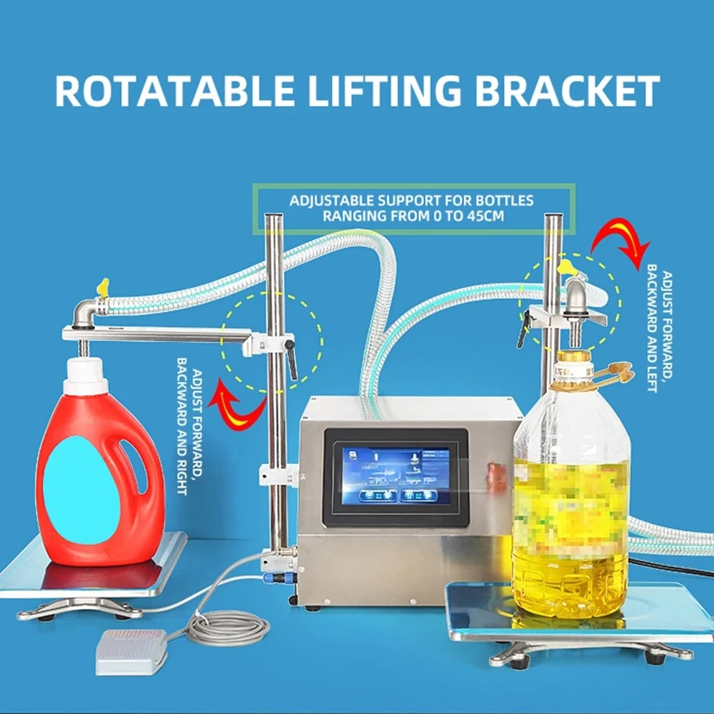220V 10L 17L 35L Liquid filling machine Double-ended drip-proof CNC fully automatic Quantitative liquid dispensing machine
