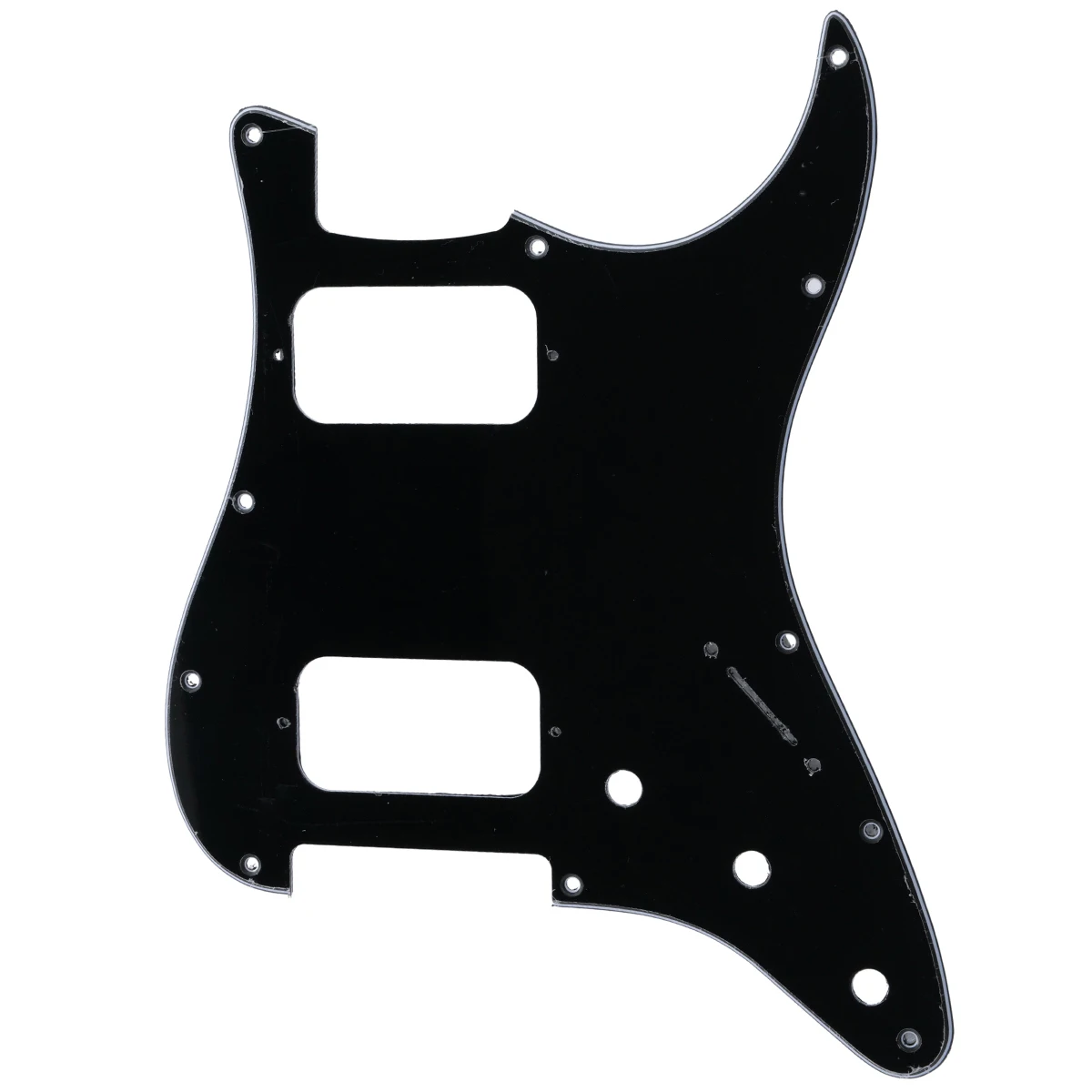 Musiclily Pro, golpeador de guitarra de esquina redonda HH, 11 agujeros, guardabarros americano mexicano, guitarra eléctrica de estilo estándar ST