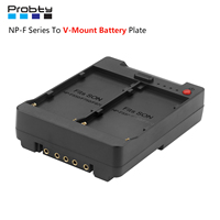 Probty NP-F970 NP-F Series Battery To V-Lock V-Mount Buckle Bracket Adapter Converter for Sony Anton Bauer Monitor