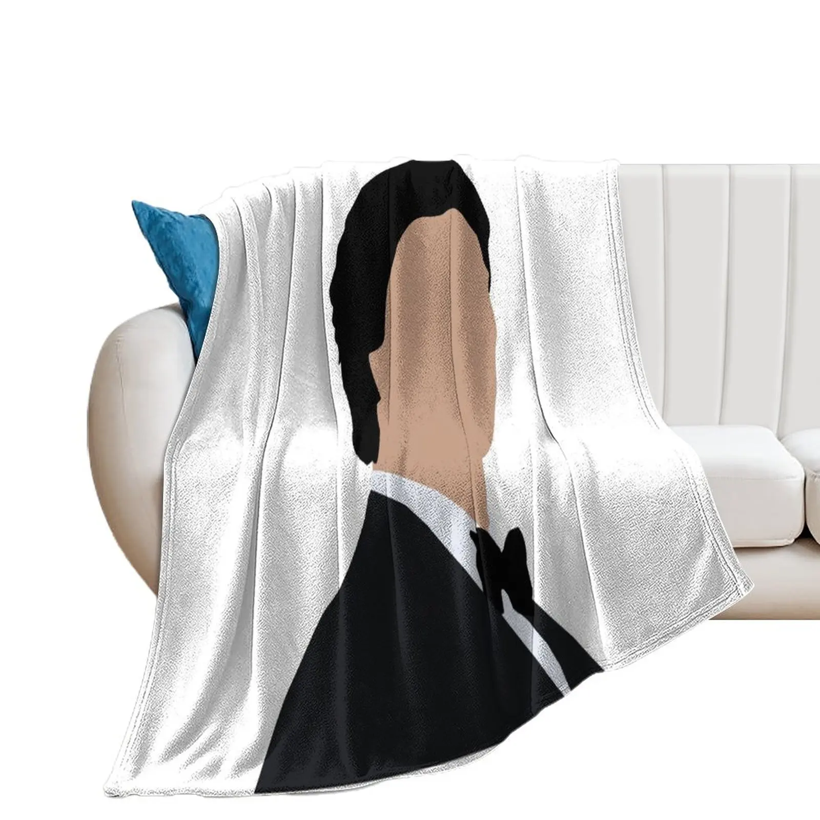 damon salvatore Throw Blanket Warm anime Tourist Blankets