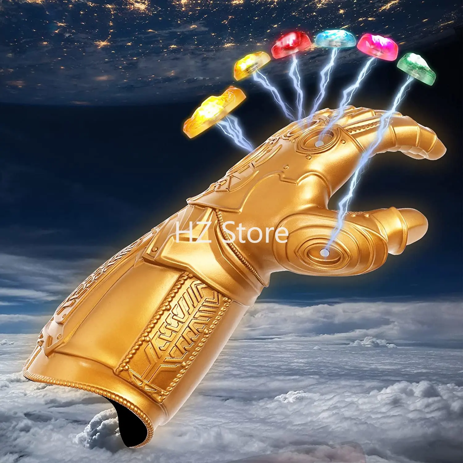 インフィニティ ガントレット LED ストーン付き Thanos さん