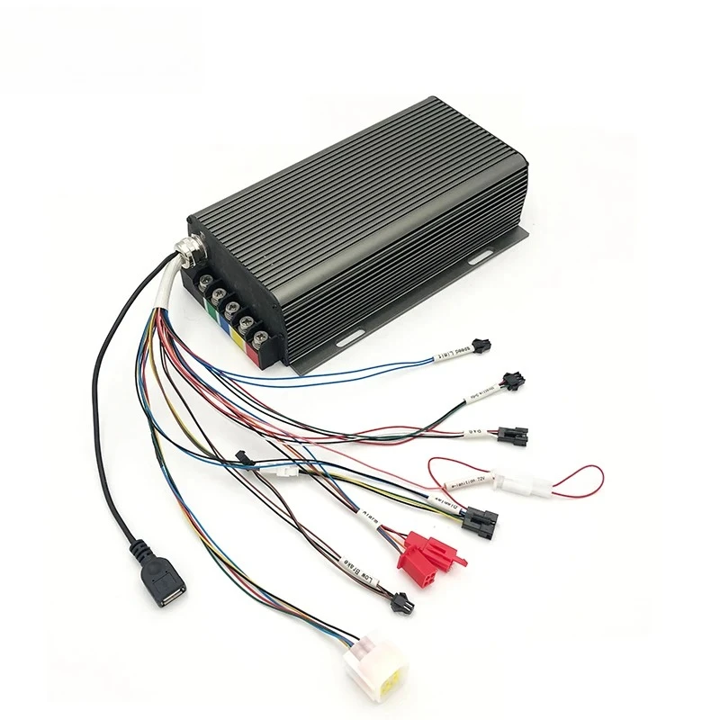 With UKC1 TFT Display and Bluetooth   SVMC72150-APT V2 48V 60V 72V 150A 4KW BLDC Controller for QS Spoke Motor