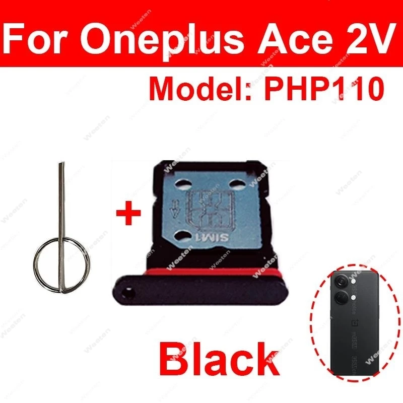 For OnePlus 1+ ACE 2 2V Ace Pro Ace Racing Ace 3V SIM Card Tray Slot SIM Card Adapter Reader Replacement Parts