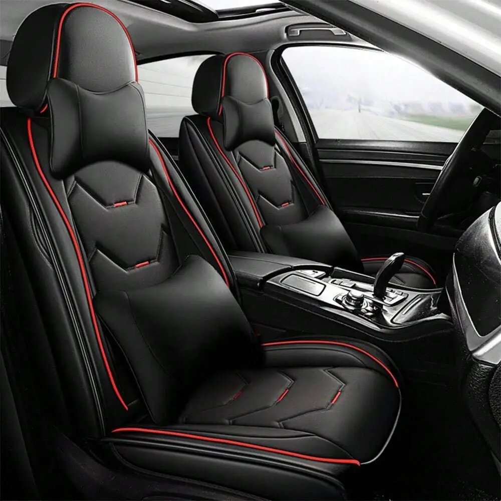 

Car Seat Covers Leather Front Back 5 Seats Full Set Automotive Seat Protector Replacement,Car Seat Cover Full Set, P4630