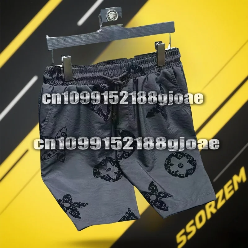 

2025 Лидер продаж, новые мужские быстросохнущие уличные шорты, модные трендовые роскошные повседневные шорты, элитные легкие роскошные уличные шорты Y2K
