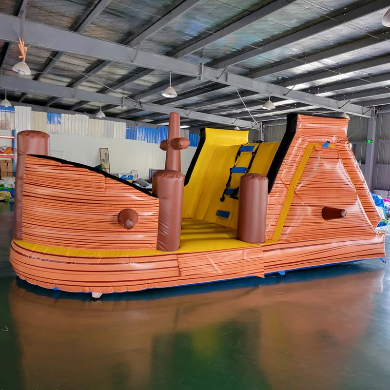 

Pirate Ship Inflatable Slide, Children's Entertainment Equipment at Factory Price