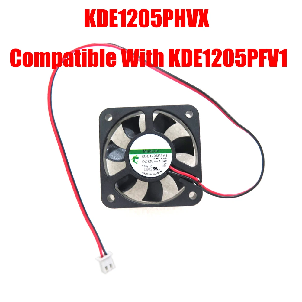 

Охлаждающий вентилятор для SUNON KDE1205PHVX, совместимый с KDE1205PFV1 DC12V 5CM 2PIN, новый