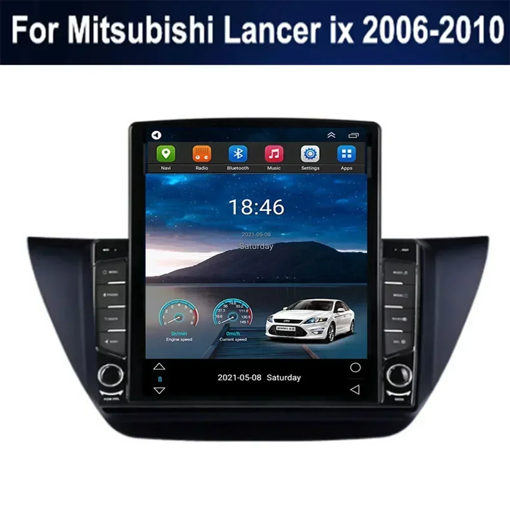 Автомобильный радиоприемник Android 8G + 128G для Mitsubishi Lancer ix 2006-2010 9,7 дюйма 5G NET RDS DSP Видео Аудио Мультимедиа 2 Din Автомобильный DVD-плеер