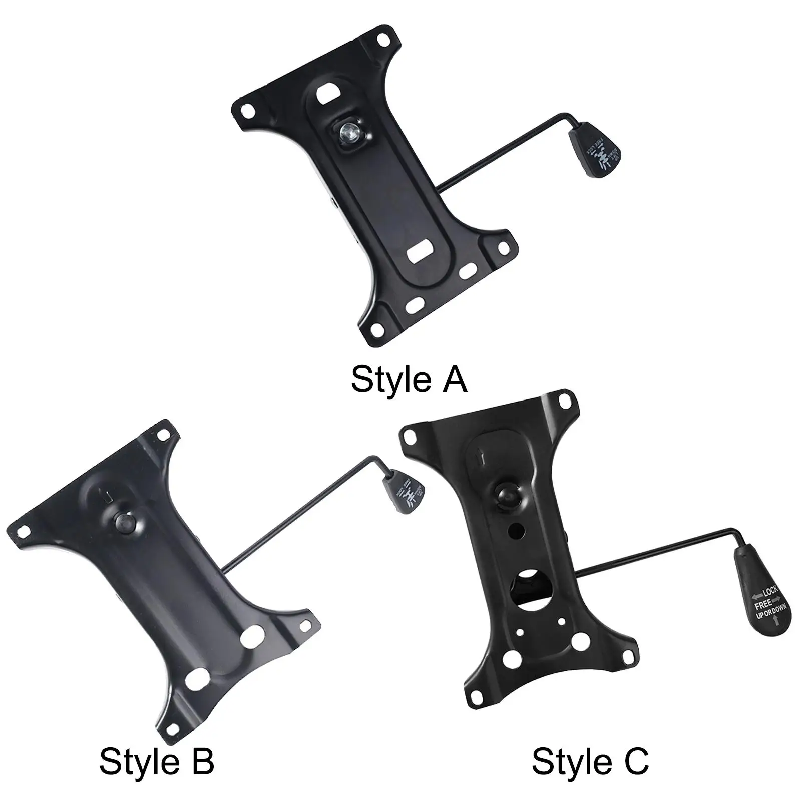 Chair Tilt & Lock Lever Base Plate Executive Chair Base Easy Installation Heavy Duty Height Controller for Household