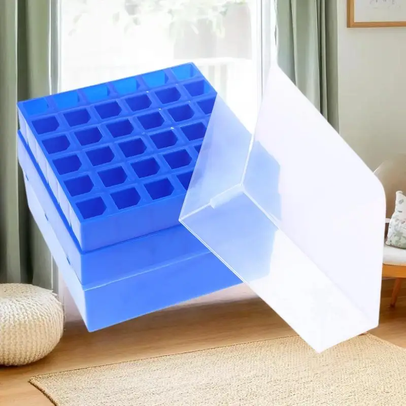 حقيبة تخزين رف طرف الماصة؛ حامل أنبوب اختبار الطرد المركزي الدقيق المستدام للمجمدات. #2