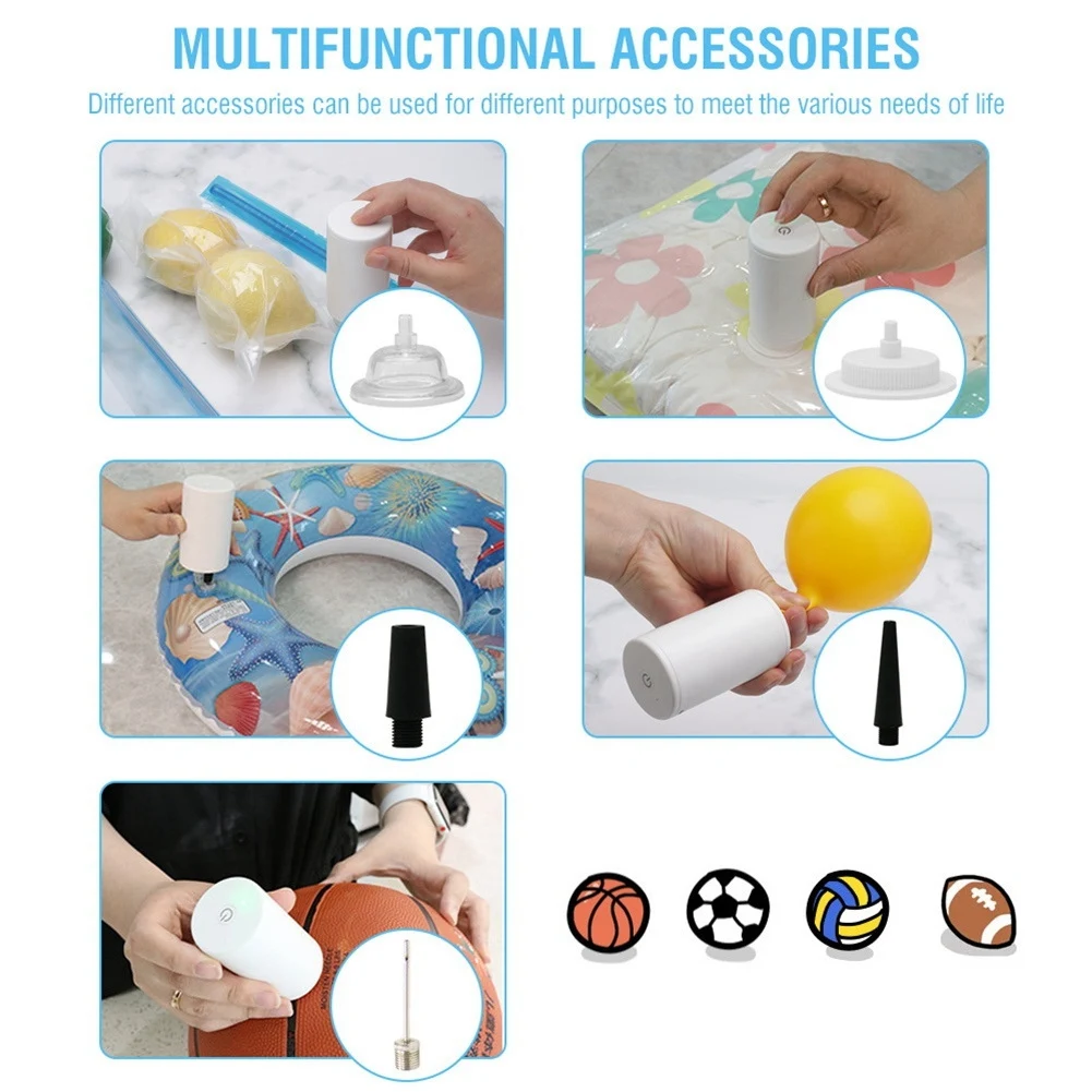 多目的エアポンプ,食品抽出および膨張式真空機,食品および真空シーラー用のバッグ