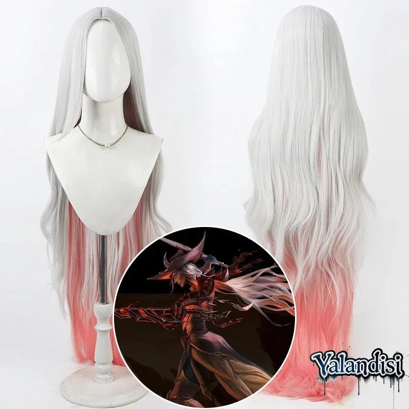 Yalandisi& Game Yone Unforgotten The Unforgotten Yone Cos Cosplay Wig Halloween Party Prop Synthetic Hair Heat Resistant Fiber