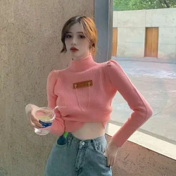 Knitted Sweaters for Women Fashion 2024 Long Sleeve Korean Style Female Pullover Elegant Clothes Sale All Cheap Outerwears Fall