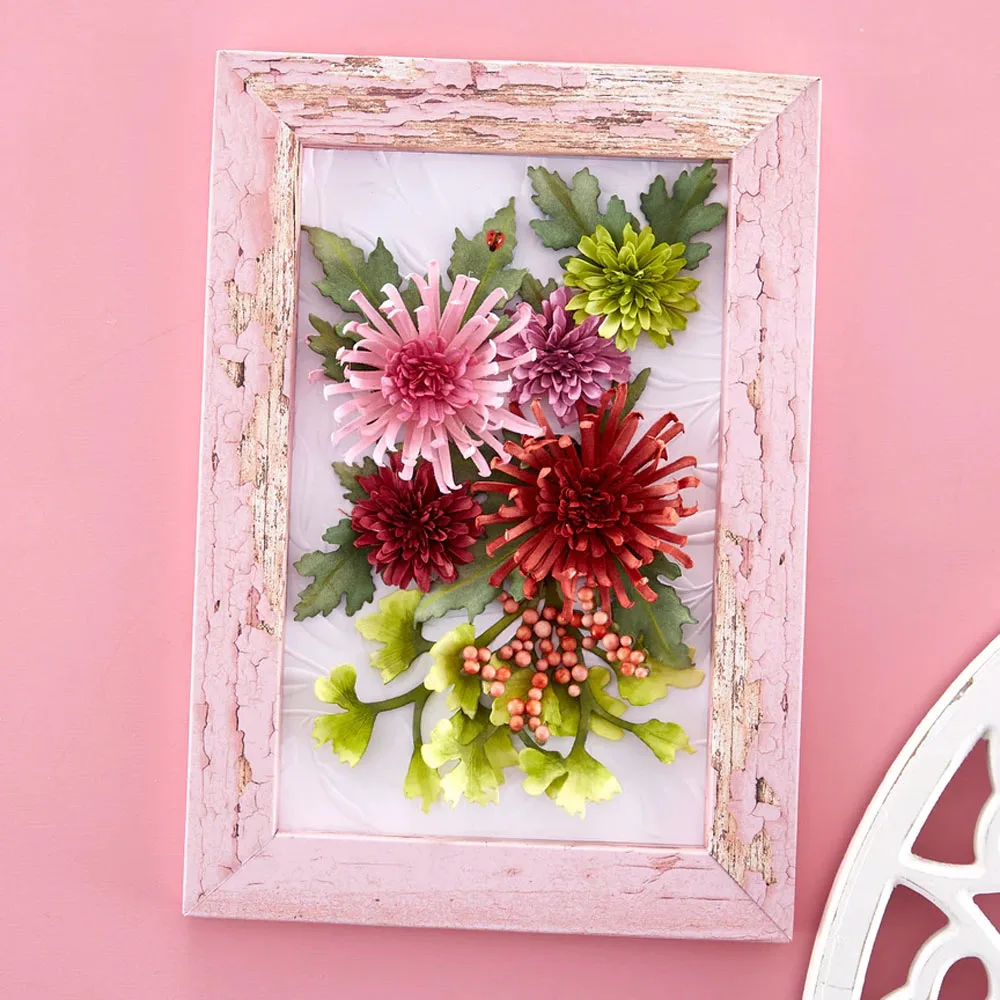 Metal Cutting Dies Flowers & Leaves diy Scrapbooking Photo Album Decorative Embossing PaperCard Die