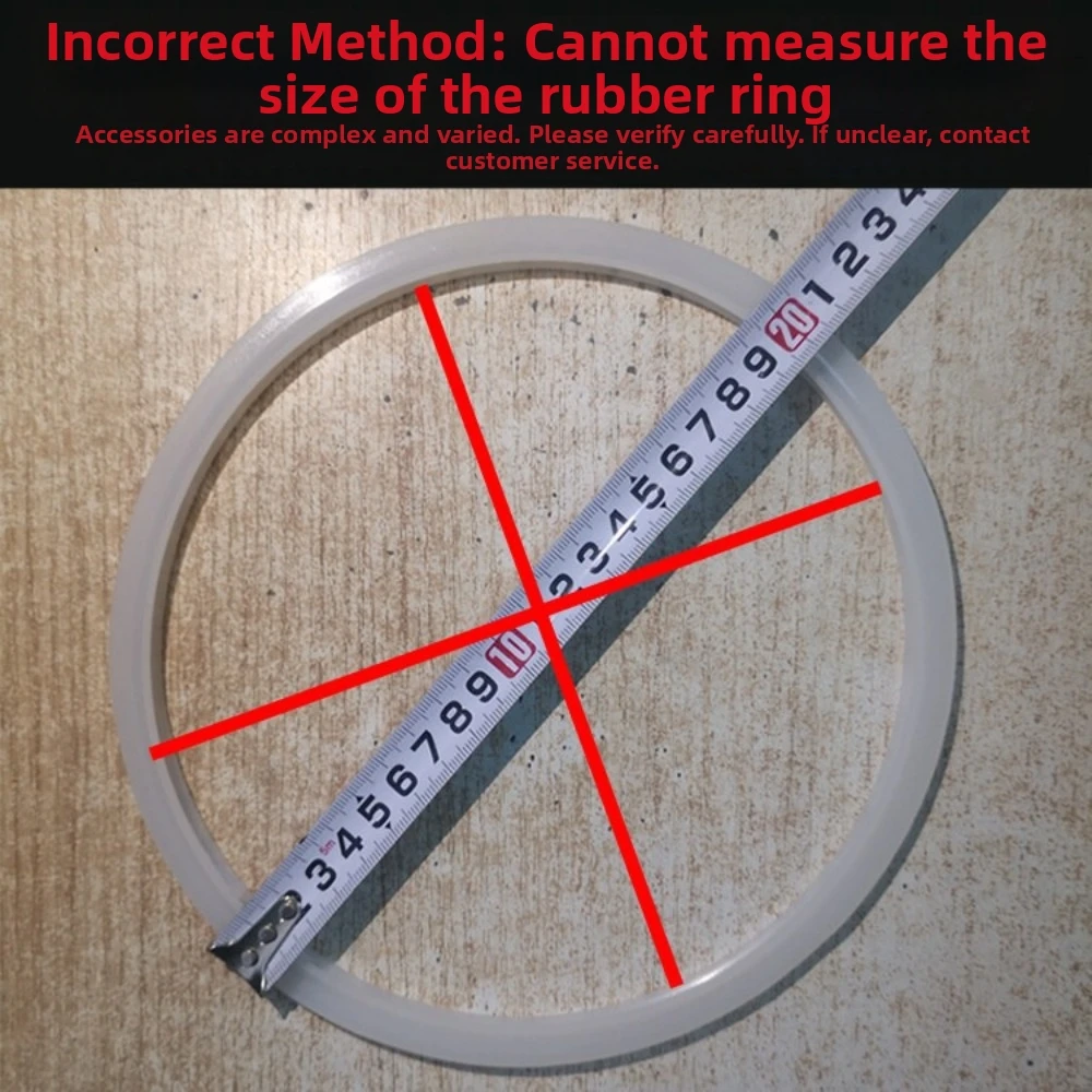 Silicone Pressure Cooker Sealing Ring 18-32cm Leakproof Silicone Rubber Gasket Heat Resistant 2-8L Replacement Part Cooker Parts