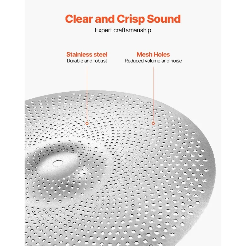 حزمة الصنج منخفضة الحجم 4 قطع 14 16 18 20 بوصة الصنج سبيكة للطبل