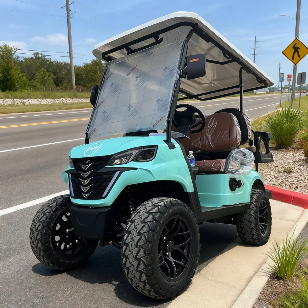 

MMC Factory Price Design 48V/72v Lithium Battery Sightseeing Off-Road Golf Buggy electric cars for adults Electric Golf Cart