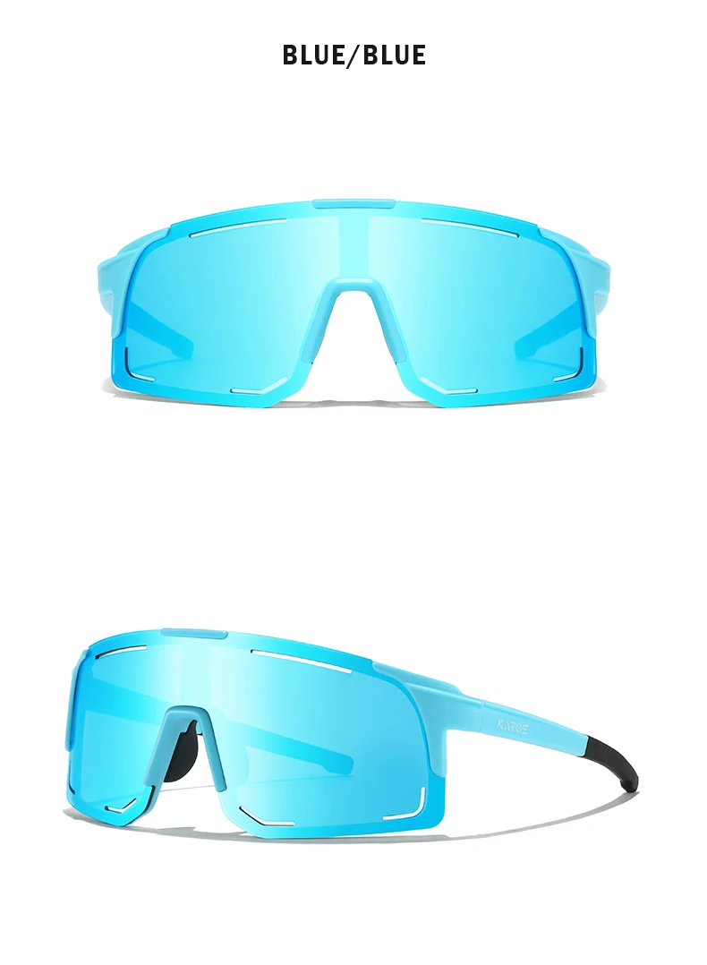 KAROS Unisex Leichte UV400 Sportbrille Anti-UV Wander- und Radfahrbrille mit Komplettem Verpackungsset YZ2032 – Detail 12
