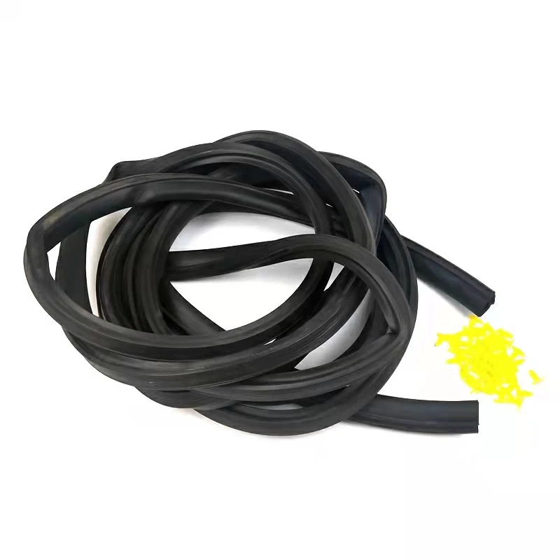 Cab Windshield Rubber Strip Door Sealing Anti-Bumping Leather Strip Accessories For Hitachi Excavator Supplies ZAX60 70 120