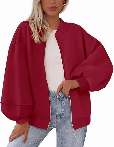Autumn Winter Women Gray Jacket With Hood Long Sleeve Big Pocket Zipper Jacket Coat Woman Loose Casual Outerwear Coat Tops
