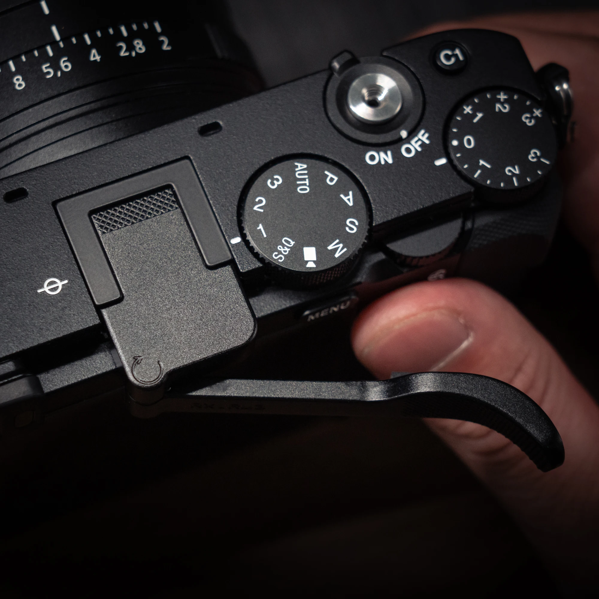 Aluminium-Metall-Thumb-Up-Griff für Sony RX1R3 RX1RM3 RX1R III Kamera-Handgriff – Detail 5