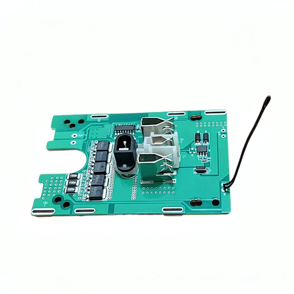 For YCX 21V 5MOS BMS Circuit Board 25A Lithium Battery Protection Module With Temp Guard For Power Tool Battery Pack