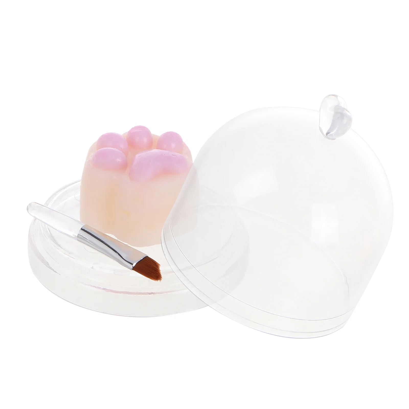 Bálsamo Labial Hidratante con Cambio de Color en Forma de Pata de Gato para Otoño e Invierno, Lindo y Humectante, Accesorio para Mujer