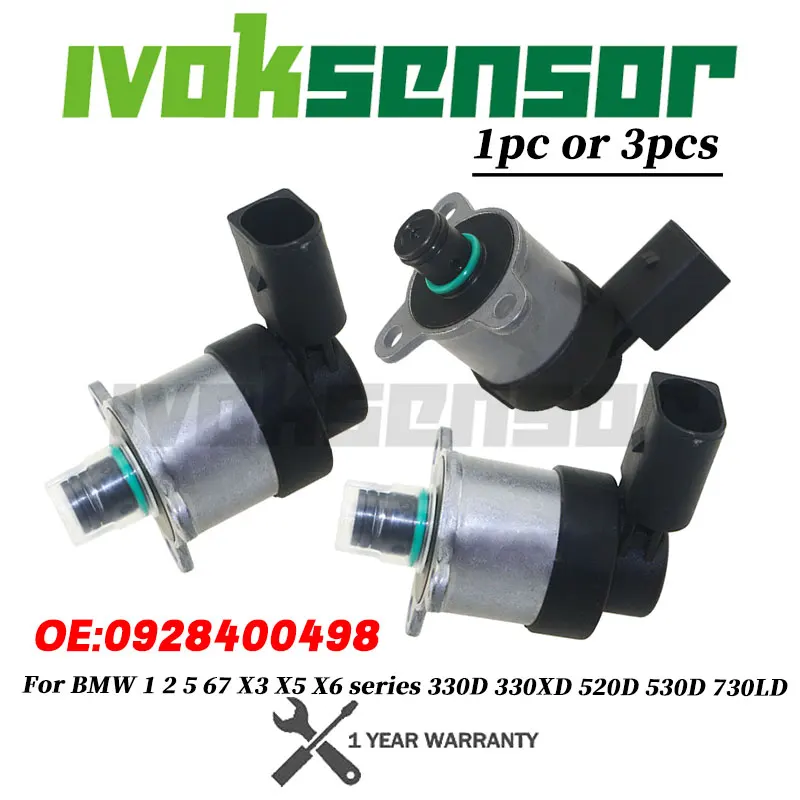 1/3 قطعة حقن الوقود مضخة الضغط العالي منظم قياس صمام التحكم بالشفط لسيارات BMW 1 3 5 6 7 X3 X5 X6 سلسلة 0928400560