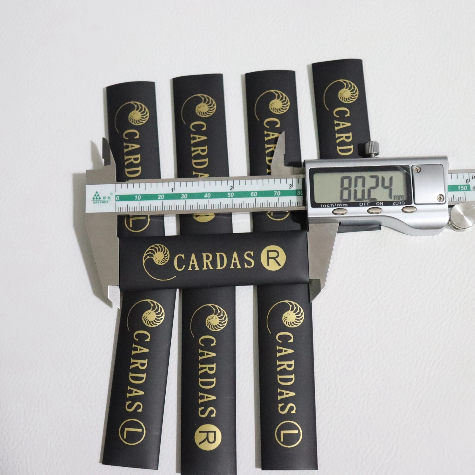 새로운 CARDAS 로고 라벨 for7-15mm 와이어 직경 절연 열 수축 튜브 DIY 오디오 케이블 스피커 와이어 L/R 수축 튜브 라인 파이프