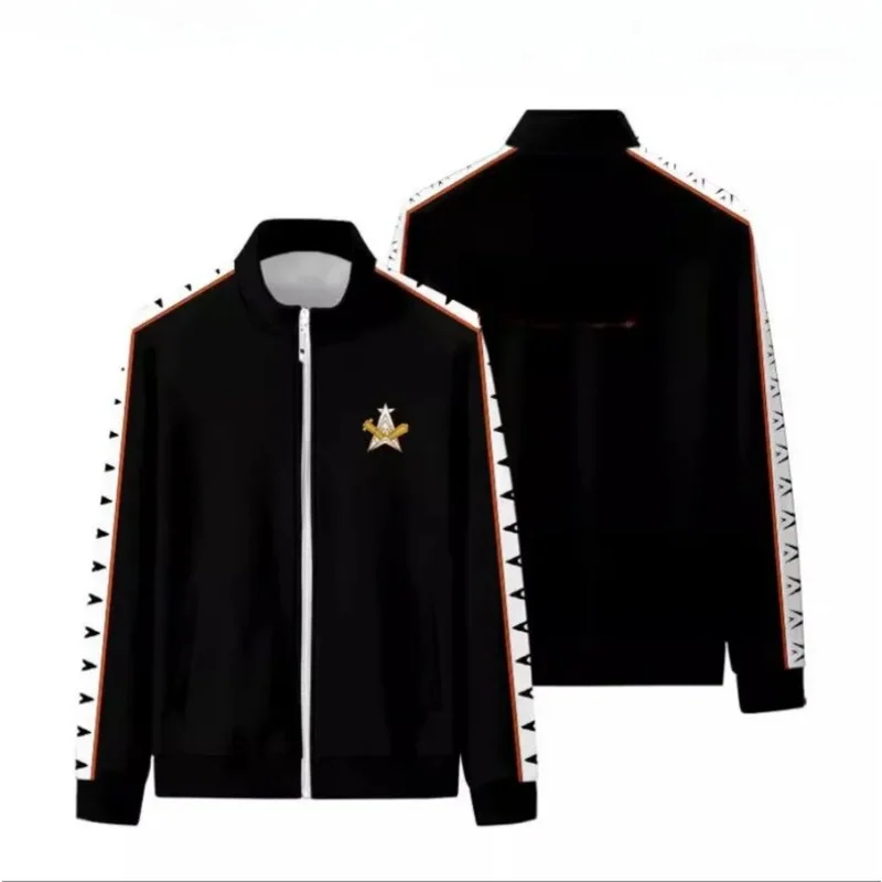 

ss13Anime Free! Iwatobi Swim Club Haruka Nanase Rin Matsuoka Cosplay Zipper Jacket Harajuku Cardigan Stand Collar Baseball Jacke