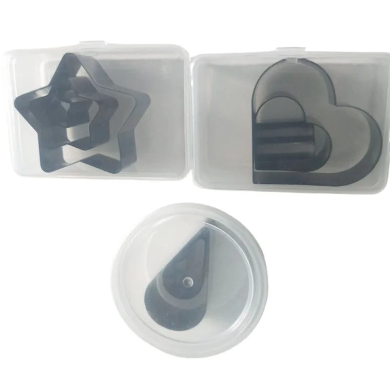 Knife Mold Handmade Leather Goods Puncher, Making Tools Leather Bell Heart-shaped Pentagonal Row Water Drop Row Leather Mold A23