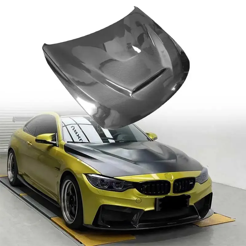 

Для BMW M3 M4 F80 F82: Композитный обвес в стиле GTS с капотом из карбона