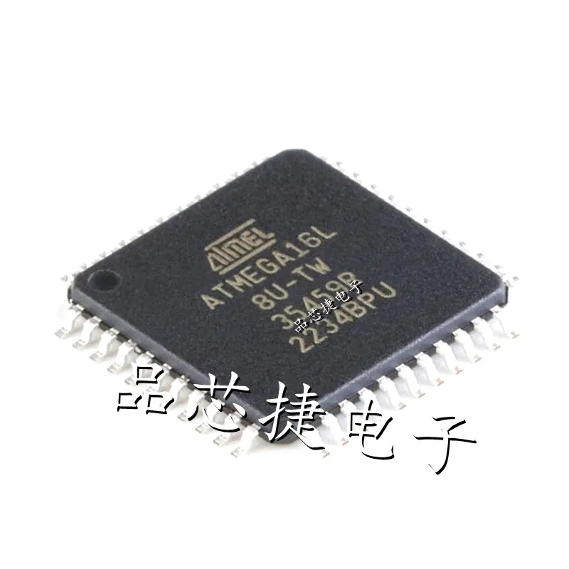 5pcs/Lot ATMEGA16L-8AU Marking ATMEGA16L 8U TQFP-44 MCU 8-Bit Microcontroller With 16K Bytes In-System Programmable Flash