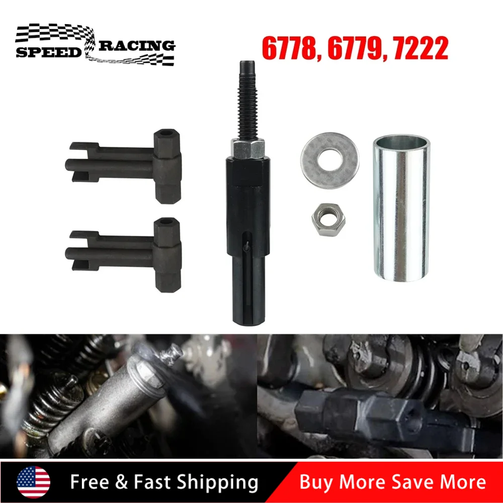 

Carbon Steel 6778 Injector Puller & 6779 Injector Puller 7222 Injector Tube Remover Installer Tools For GM 6.6L Duramax Diesel