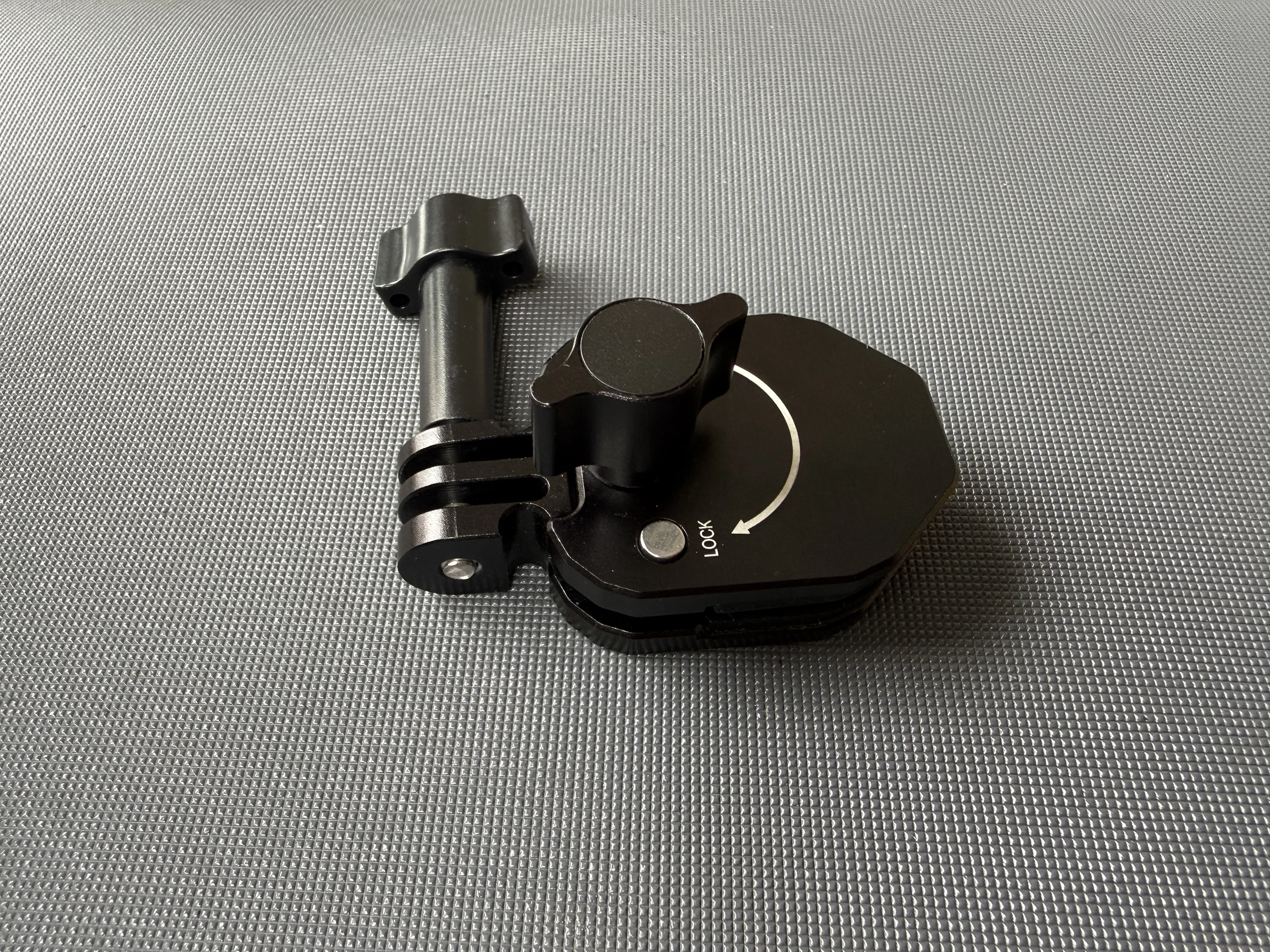Aluminum Alloy Motorcycle Windshield Riding Bracket with Cushions Fixed Sports Camera Mount for Smooth Recording Experience