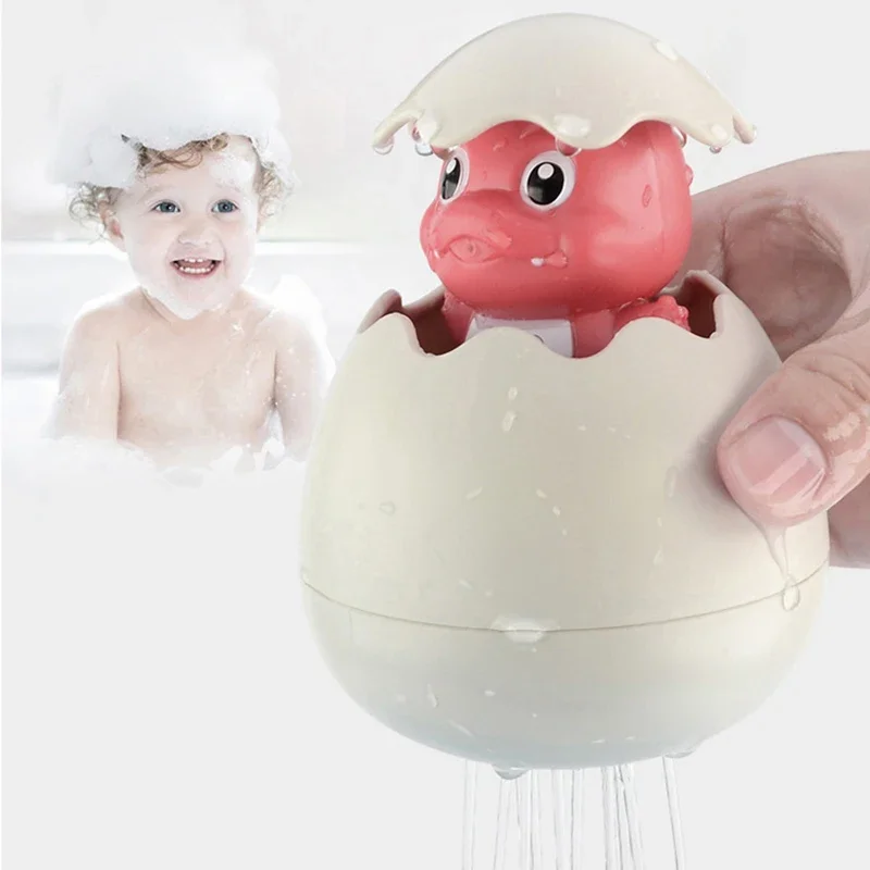 Shower Baby Toys Cute Duck Penguin Egg Bath Toys Water Spray Sprinkler Bathroom Sprinkling Swimming Outdoor Beach Toddler Toys