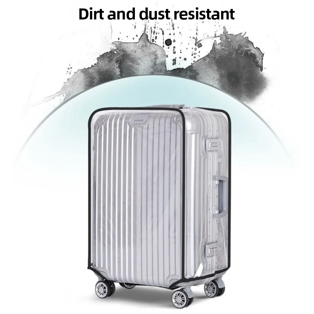 

20-30inch Transparent Travel Luggage Protector Clear Suitcase Cover Protector PVC Waterproof Wheeled Suitcase Travel Accessories