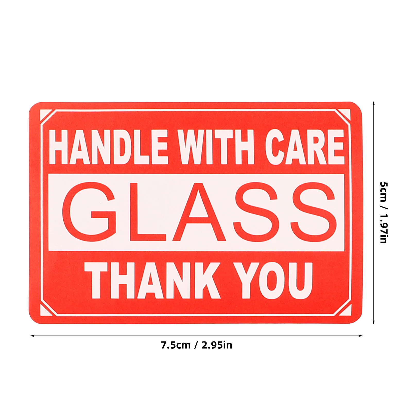 1 ロールの壊れやすいステッカー 粘着警告梱包配送ラベル 保護用壊れやすい警告梱包ステッカー 配送ラベル