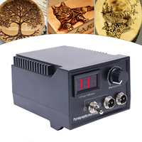 60W Wood-burning Kit Adjustable Temperature Wood Burning Machine Kit with Digital Display, Pyrography Machine