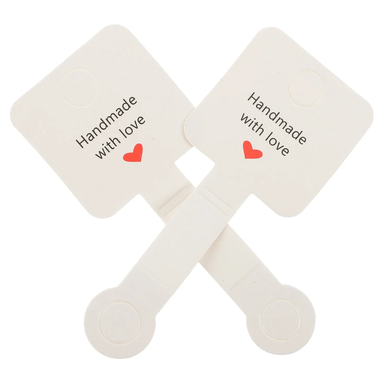 100Pcs Necklace Display Cards Foldable Jewelry Display Cards for Bracelets Rings Keychains Professional Looking Jewelry