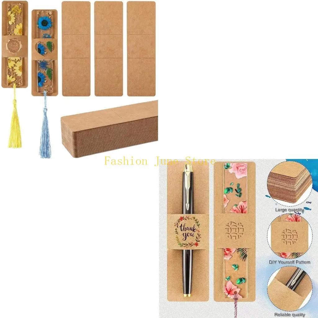 

N5KA 70-200pcs Resin Holder Display Card for Wrapping Small Business Package