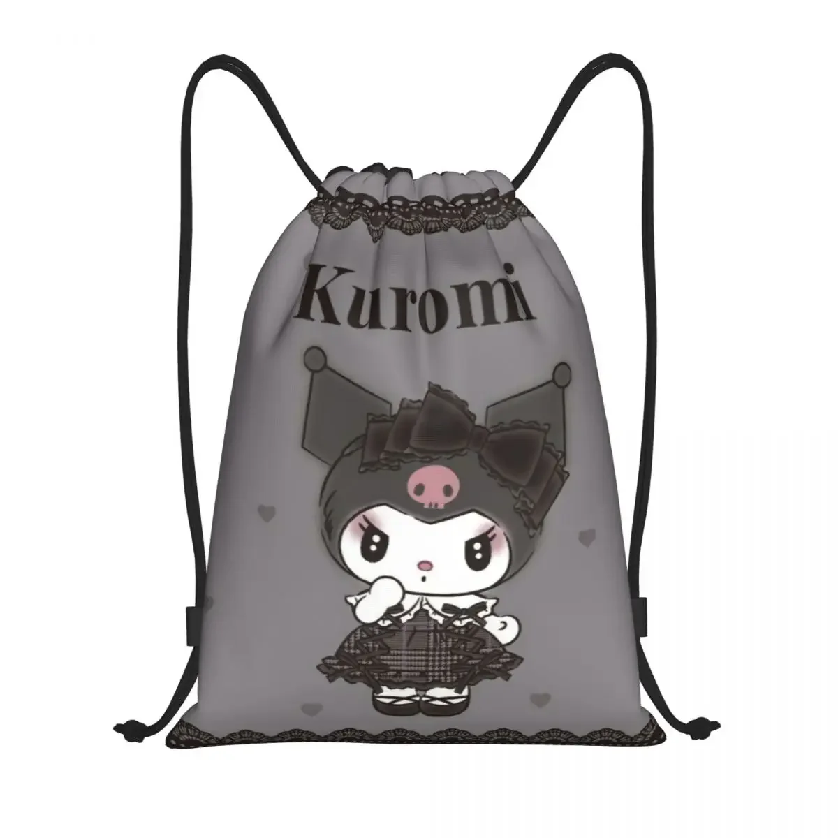 

Custom Cat Cartoon Anime Drawstring Bags Men Women Portable Sports Gym Sackpack Shopping Backpacks