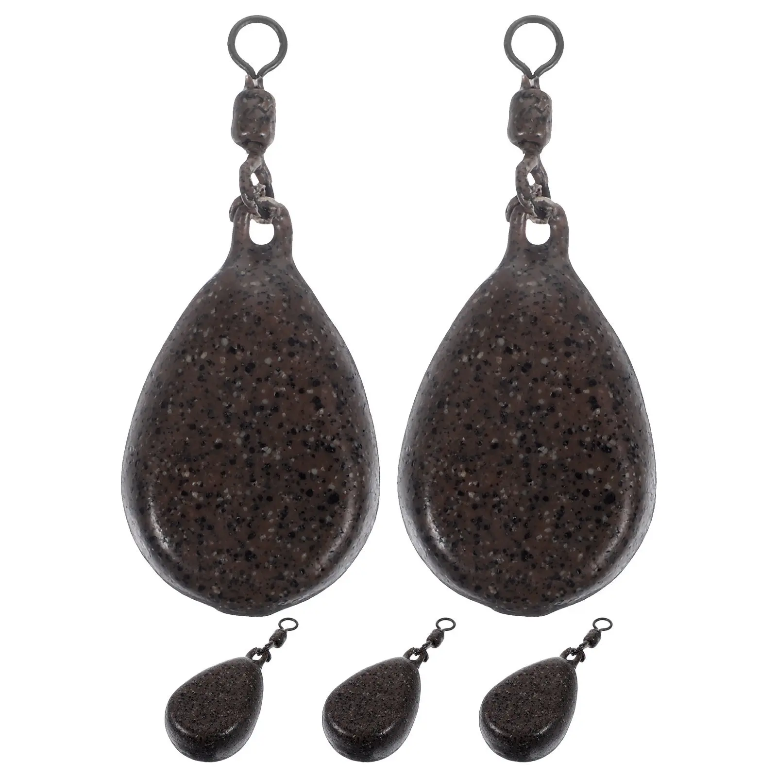 

Набор из 5 портативных рыболовных грузил: прочные, из высококачественного материала, компактный дизайн, незаменимое снаряжение для рыболовов, утяжелители для рыбалки на открытом воздухе