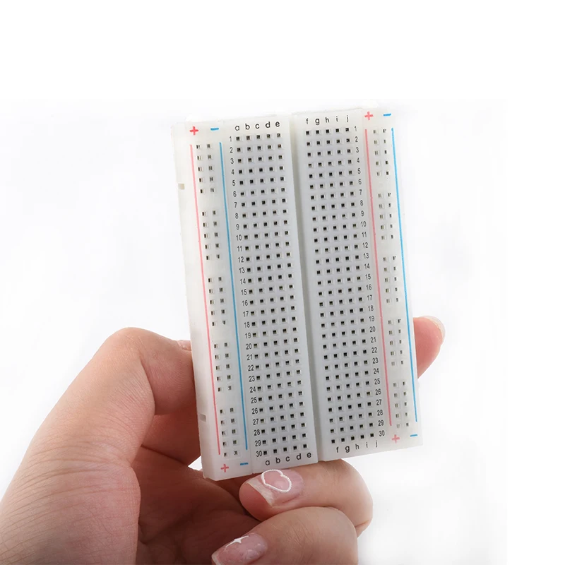 Snvi Breadboard 400/830 Tie-Points MB102 Solderless Bread Board PCB Universal Prototype Circuit Board DIY Test Board for Arduino image 4