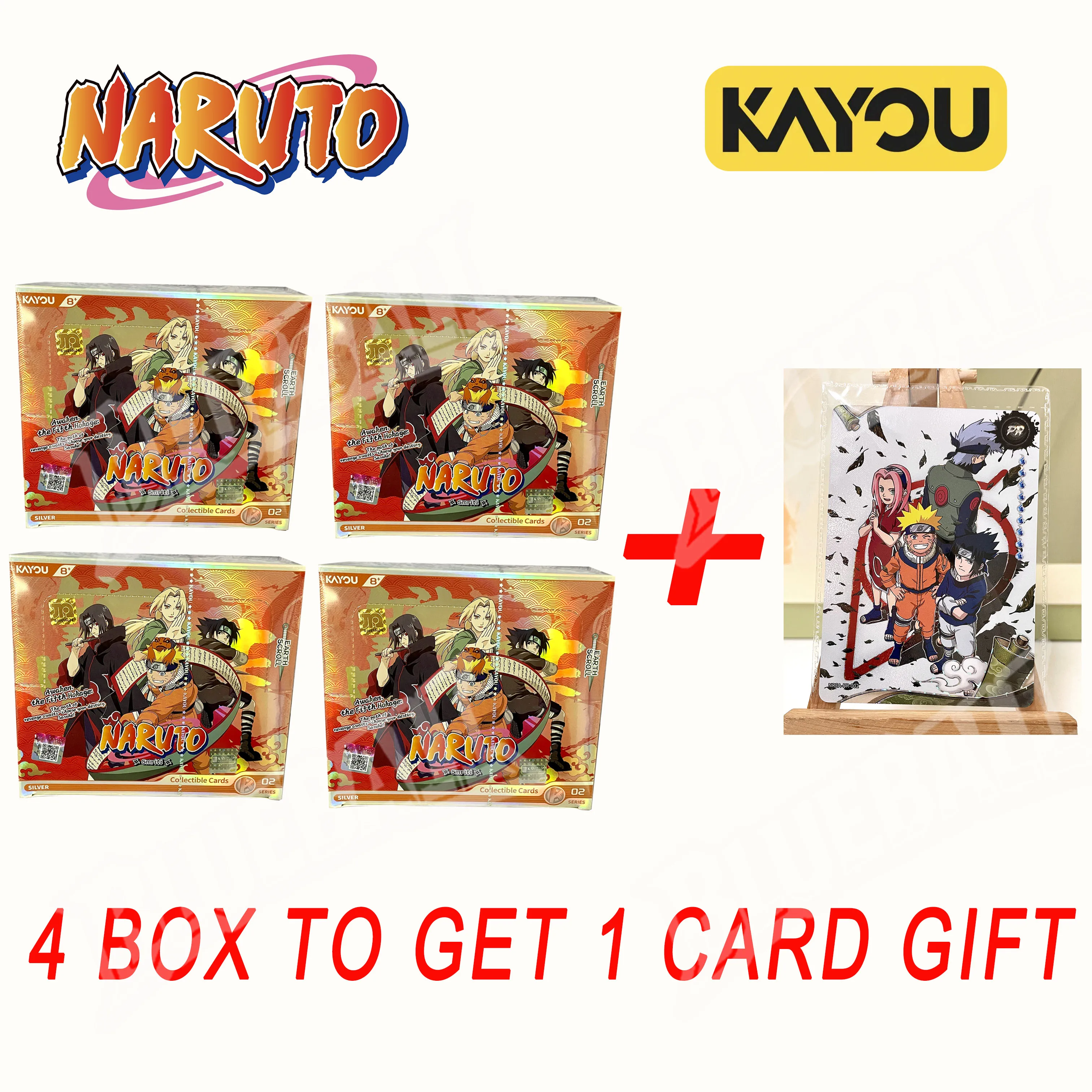 KAYOU Naruto Cards English TCG Blind Box 1 Pack