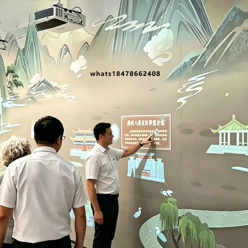 Interactive Advertising Equipment Wall Momo Touch Through-the-Wall Radar Kids Indoor Playground Music Wall Panel
