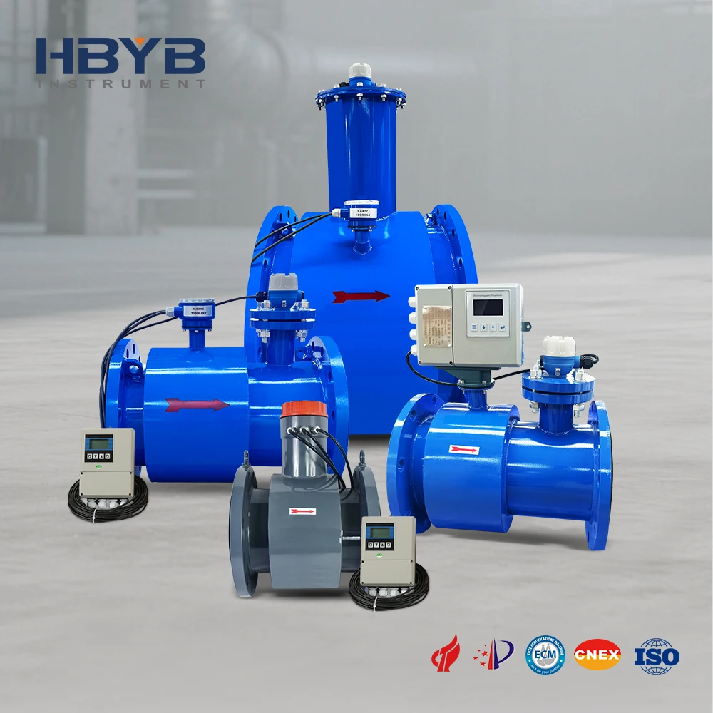 Stable Measuring Tap Water Agricultural Irrigation Water Urban Drainage Electromagnetic Flowmeter for Partially Filled Pipes
