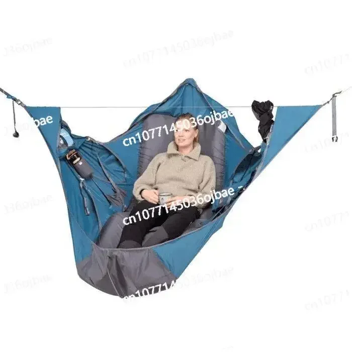 Outdoor Survival Portable Single Hammock Anti-tear and Mosquito-proof Hammock Multi-color Optional